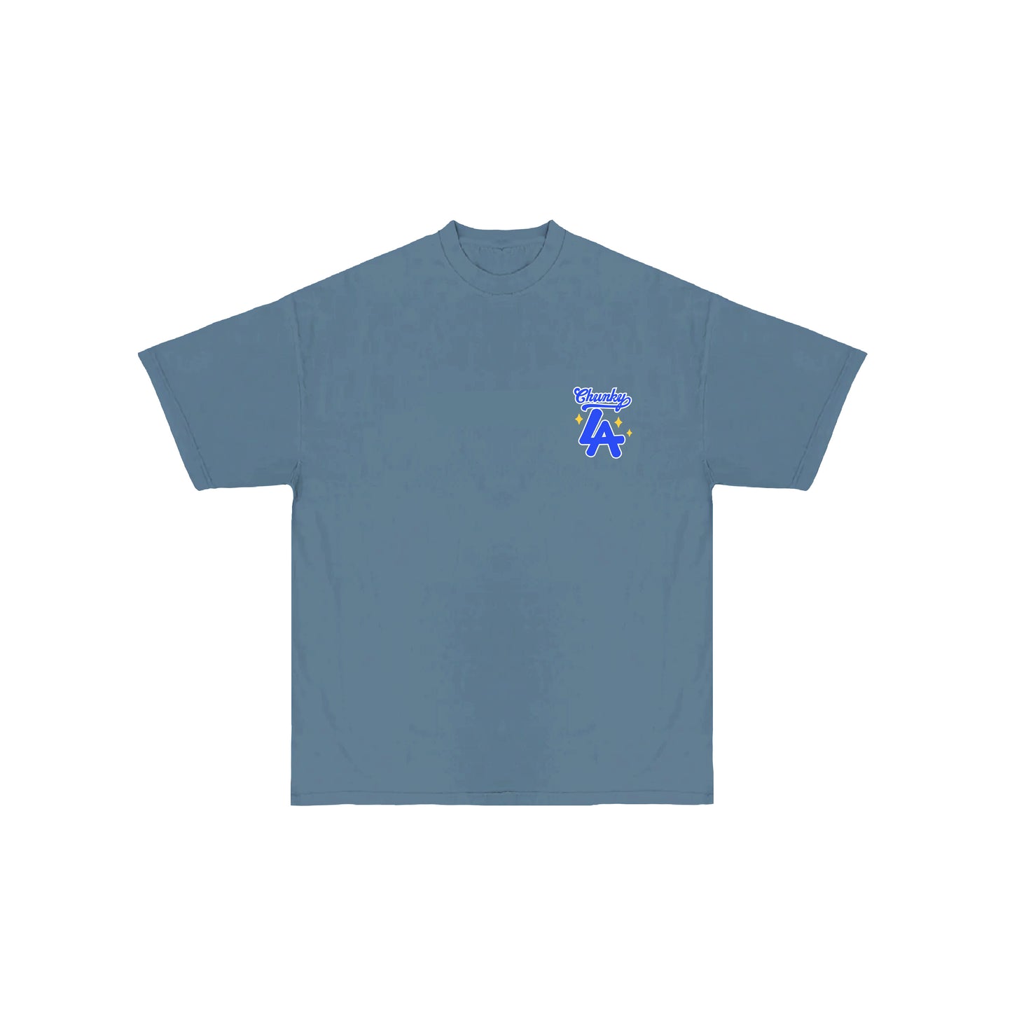 Chunkytani Three T-Shirt - Denim Blue