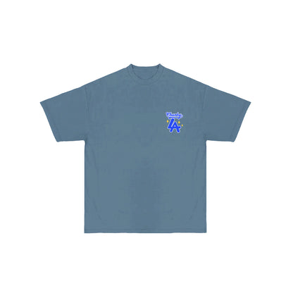 Chunkytani Three T-Shirt - Denim Blue