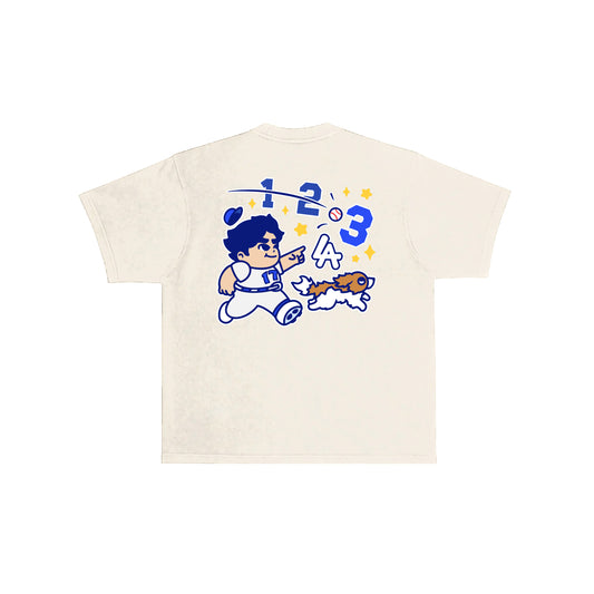 Chunkytani Three T-Shirt - Cream