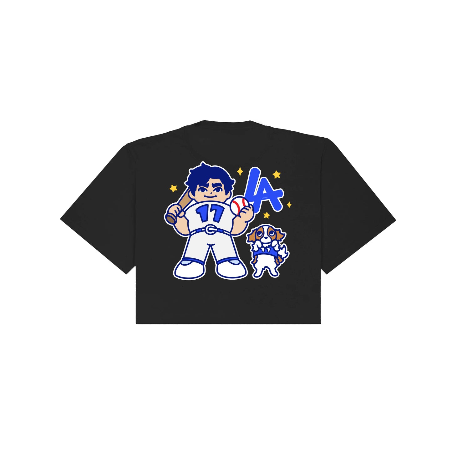Chunkytani Hero Cropped T-Shirt - Black