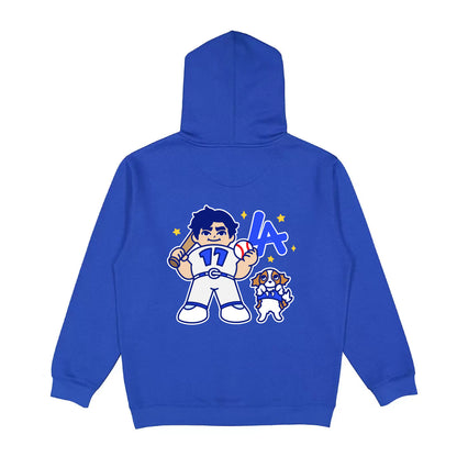 Chunkytani Hero Premium 14oz Hoodie - Dodger Blue