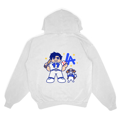 Chunkytani Hero Premium 14oz Hoodie - Cement