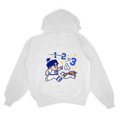 Chunkytani Three Premium 14oz Hoodie - Cement