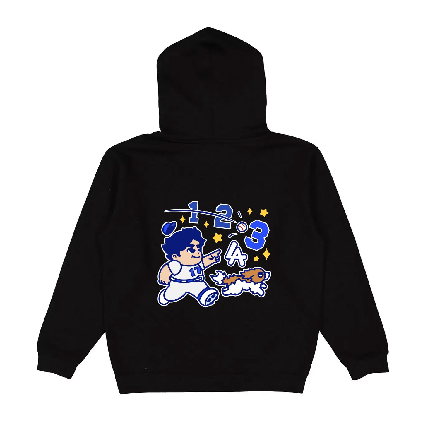 Chunkytani Three Premium 14oz Hoodie - Black