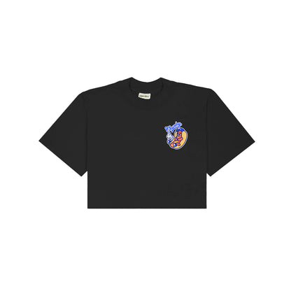 Chunkytani Hot Dogder Cropped T-Shirt - Black