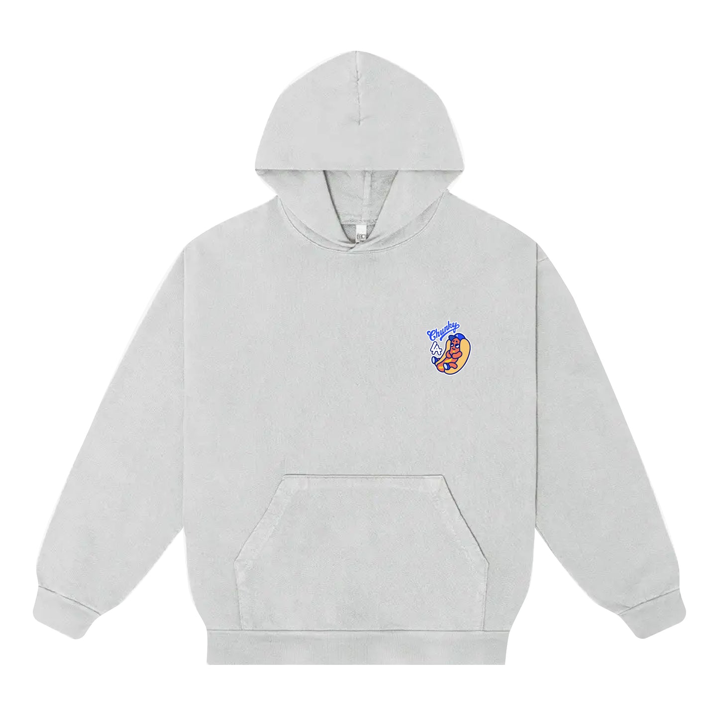 Chunkytani Hot Dogder Premium 14oz Hoodie - Cement