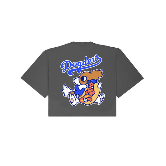 Chunkytani Hot Dogder Cropped T-Shirt - Shadow