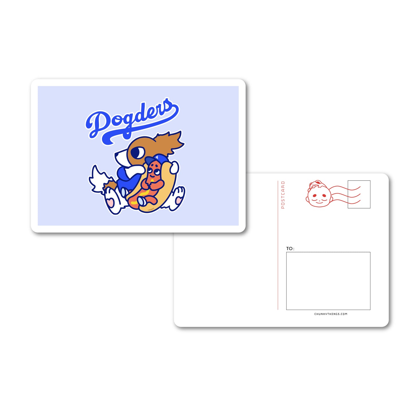 Chunkytani Hot Dogder Postcard