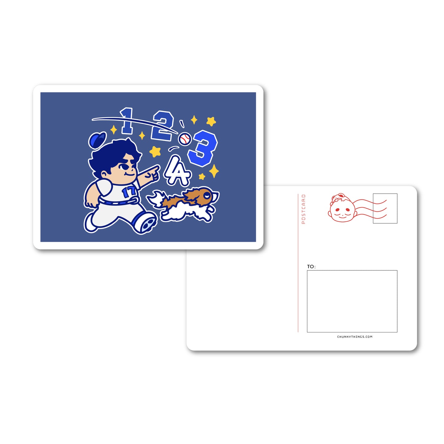Chunkytani Three Postcard