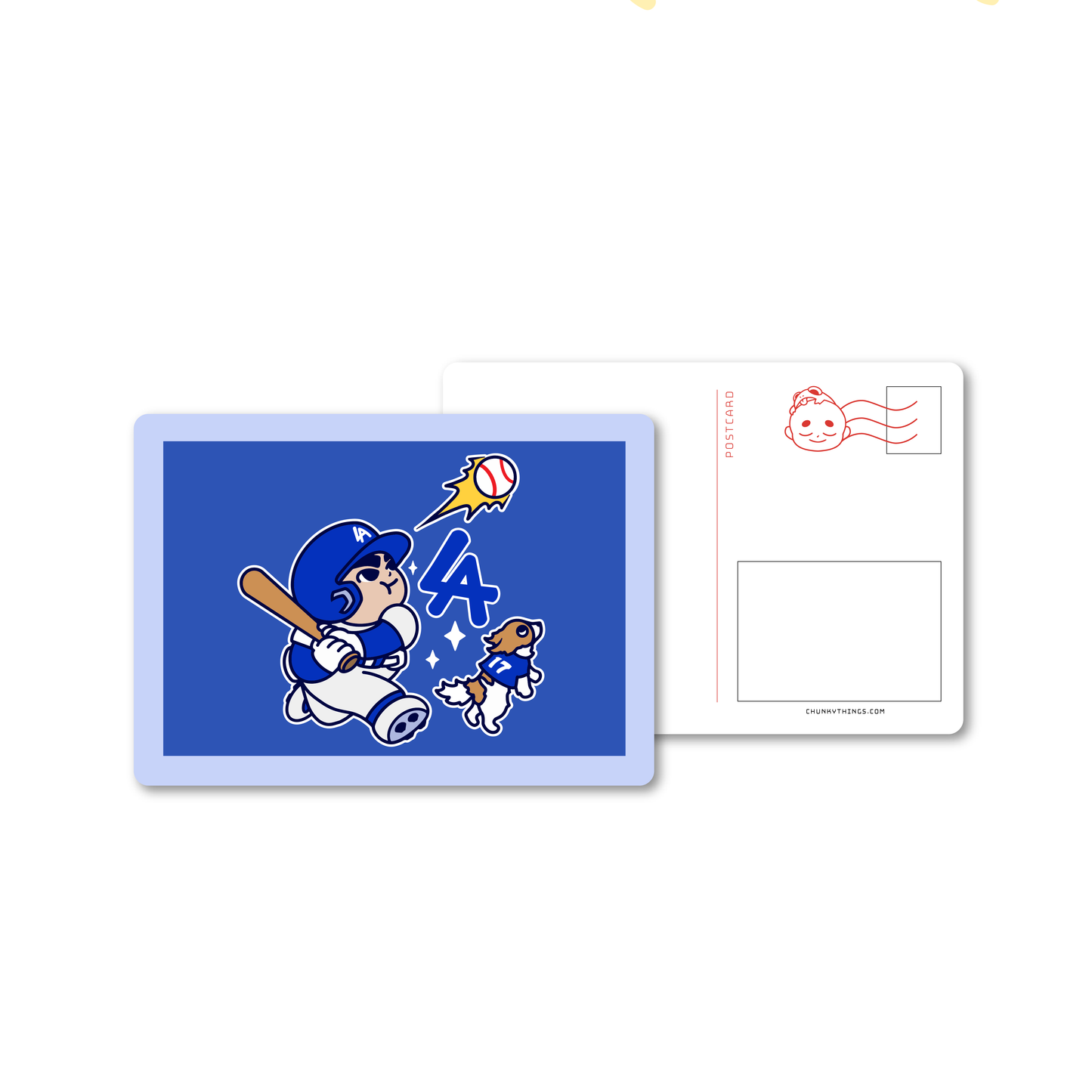 Chunkytani Slugger Postcard