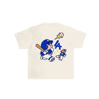 Chunkytani Slugger T-Shirt - Cream - PRE-ORDER