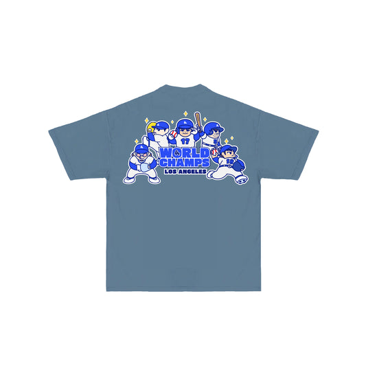 Chunkytani World Champs 2 T-Shirt - Denim Blue