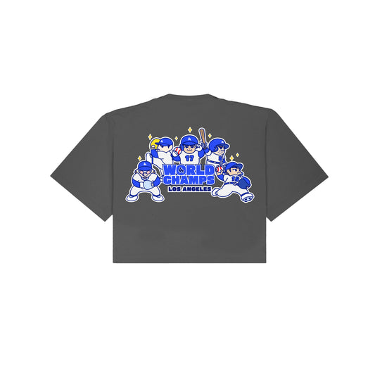 Chunkytani World Champs 2 Cropped T-Shirt - Shadow