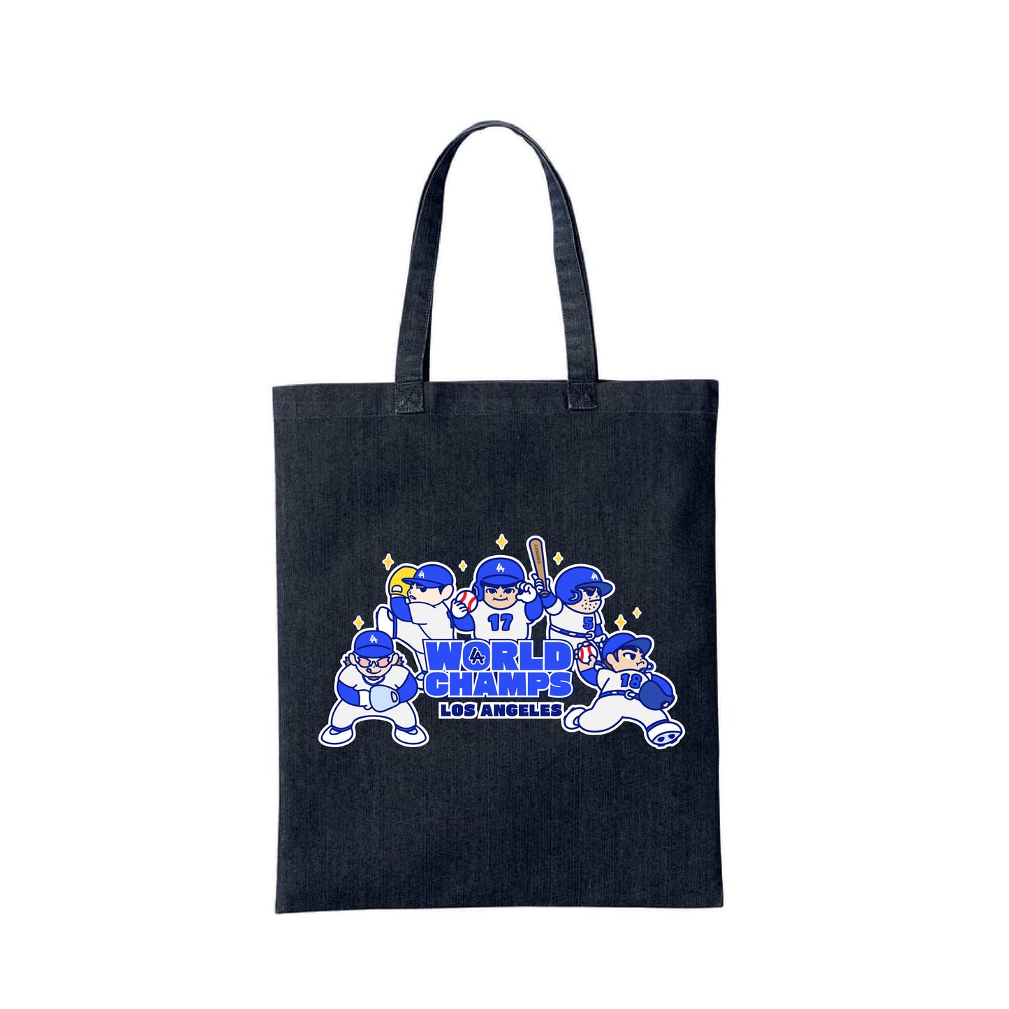 Chunkytani World Champs 2 Dark Denim Tote