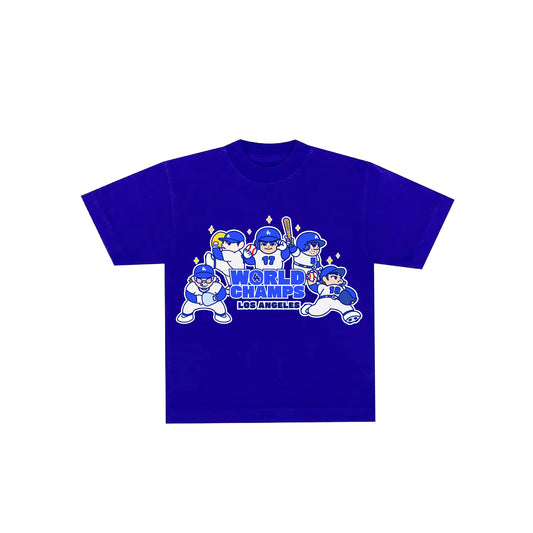 Chunkytani World Champs 2 Kids T-Shirt - Dodger Blue