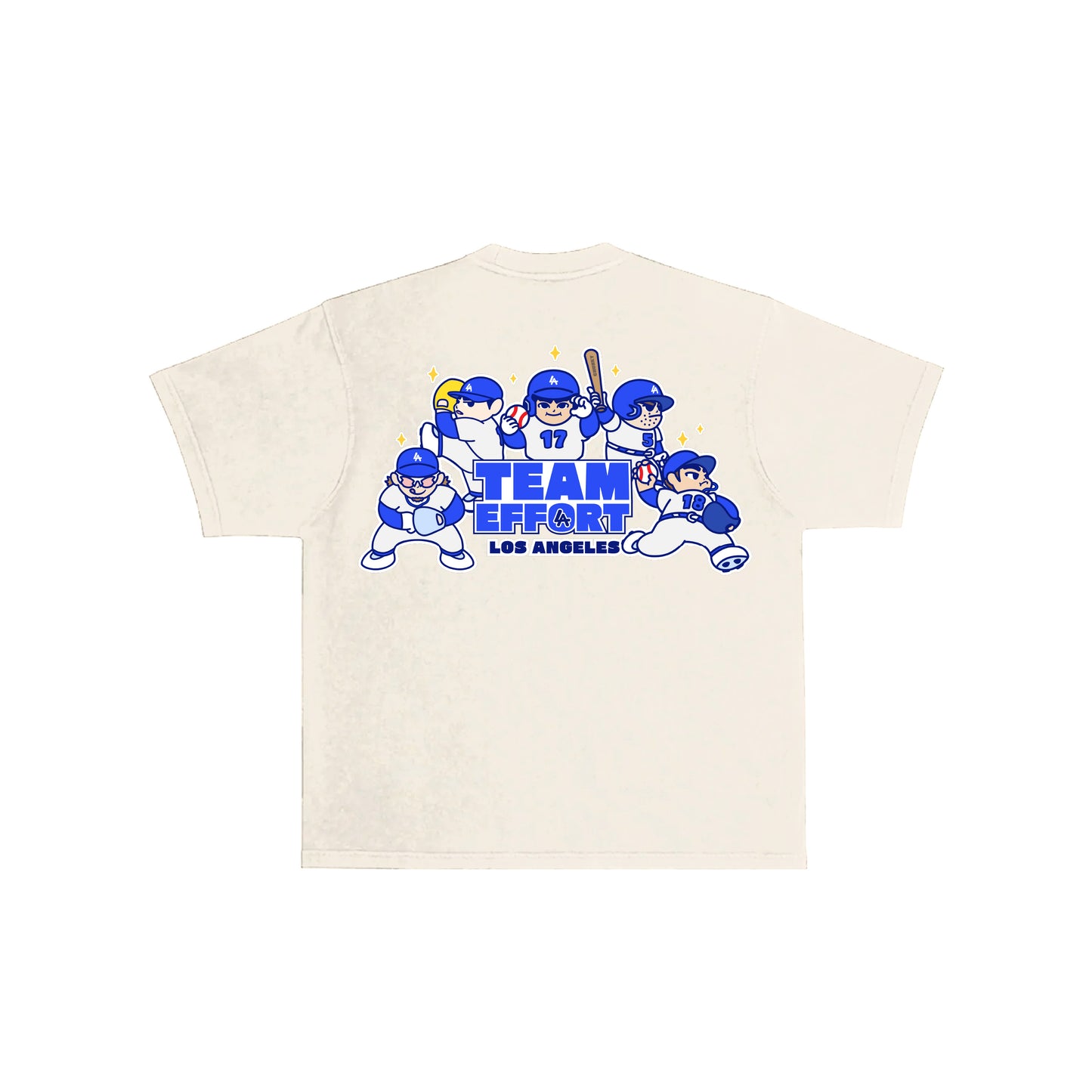 Chunkytani Team Effort T-Shirt - Cream
