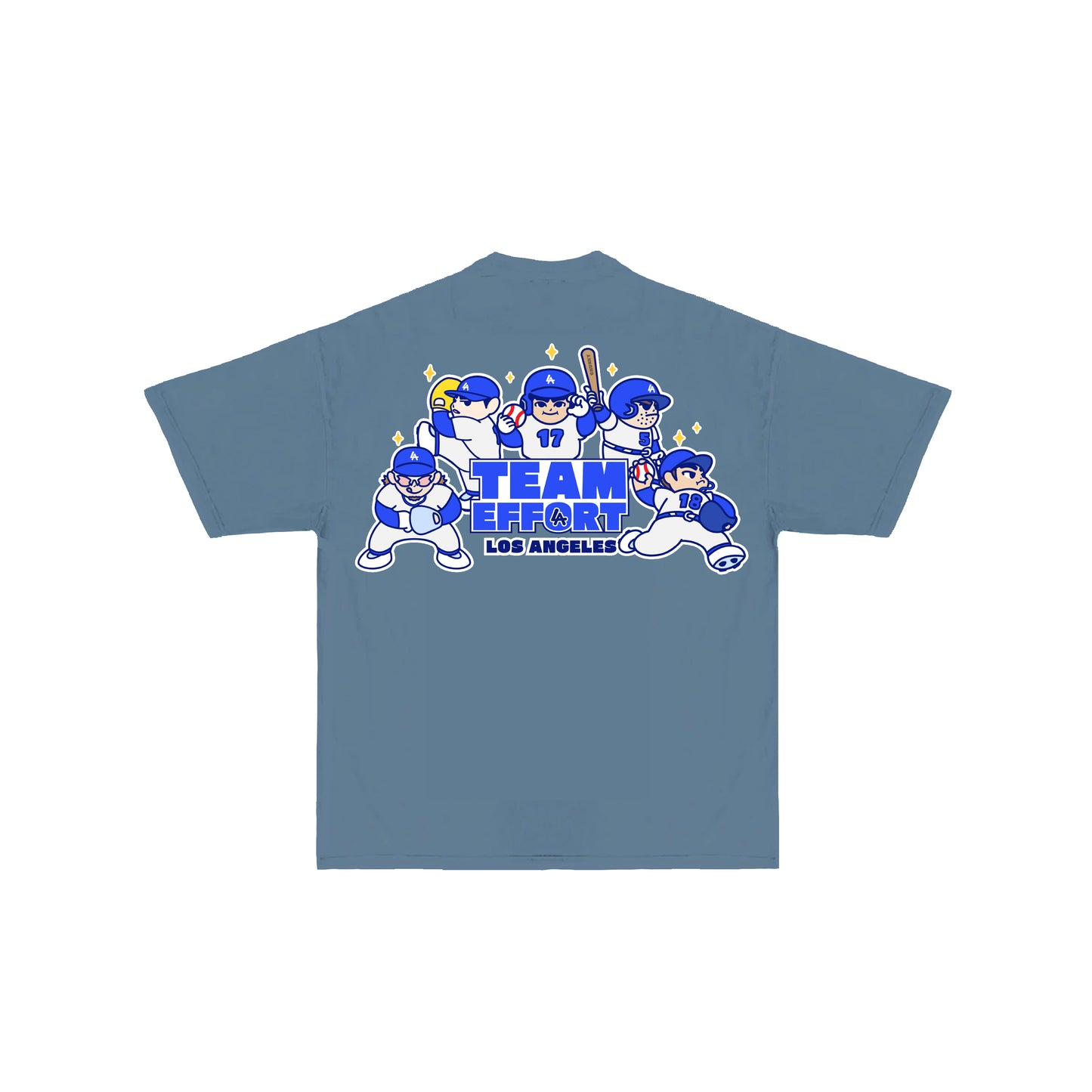 Chunkytani Team Effort T-Shirt - Denim Blue