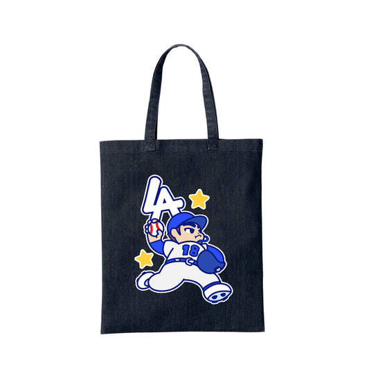 Chunkytani Players Yoshi Dark Denim Tote