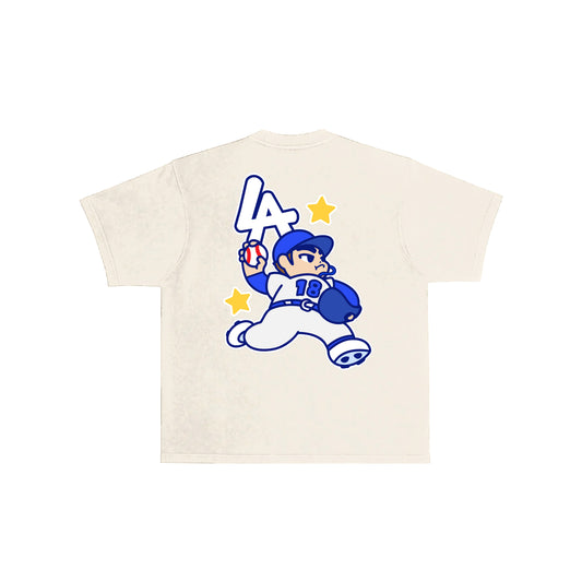 Chunkytani Players Yoshi T-Shirt - Cream