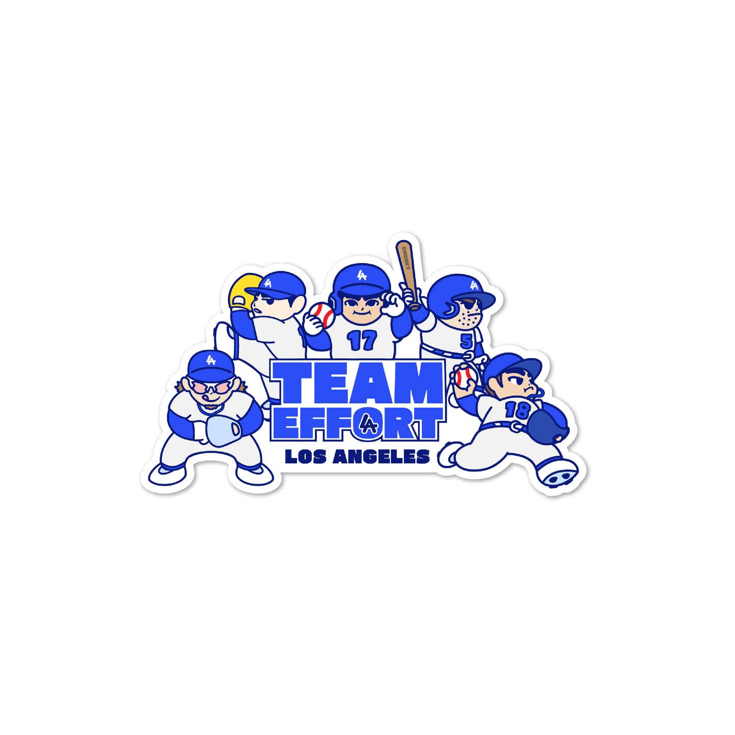 Chunkytani Team Effort Sticker