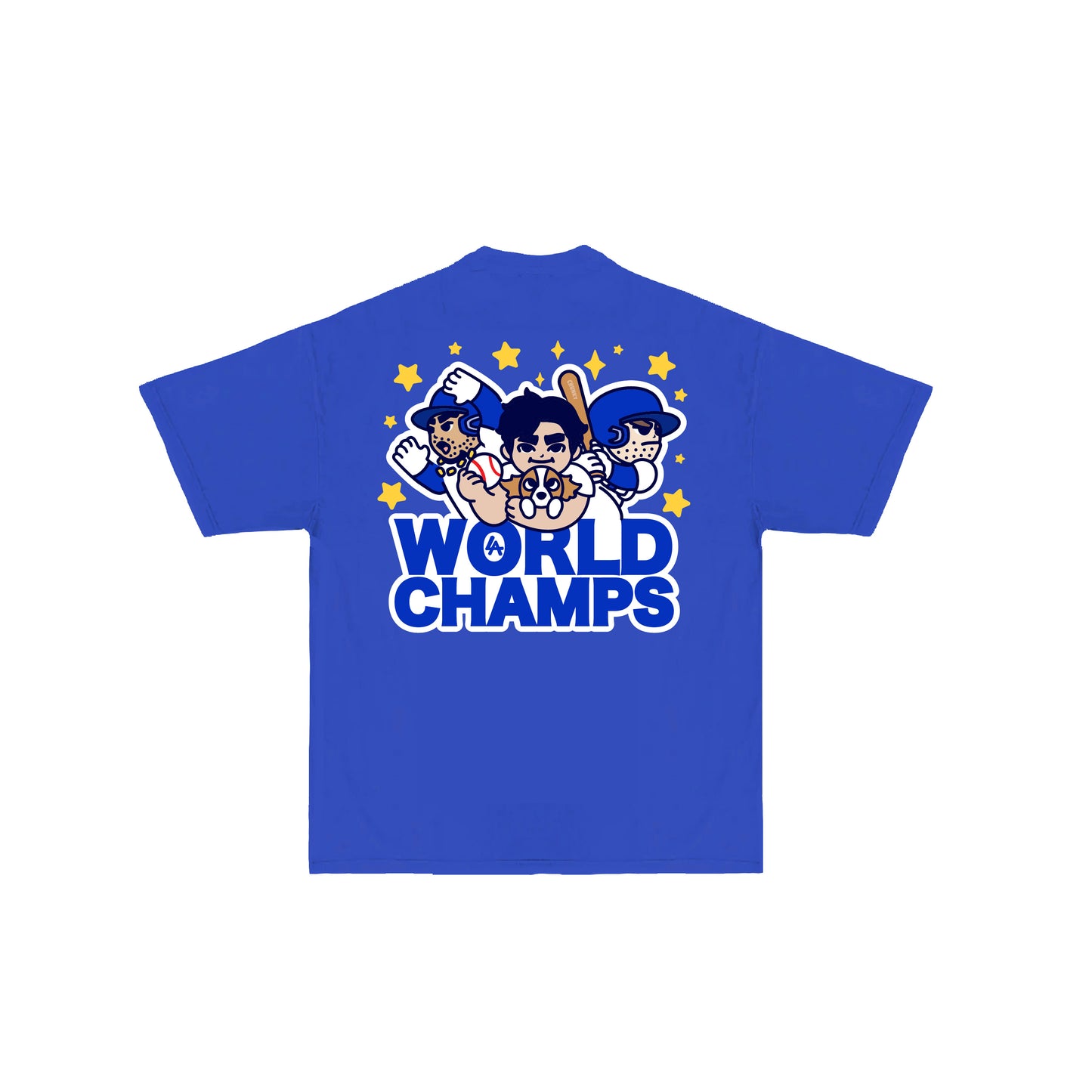 Chunky World Champs T-Shirt - Dodger Blue - PREORDER