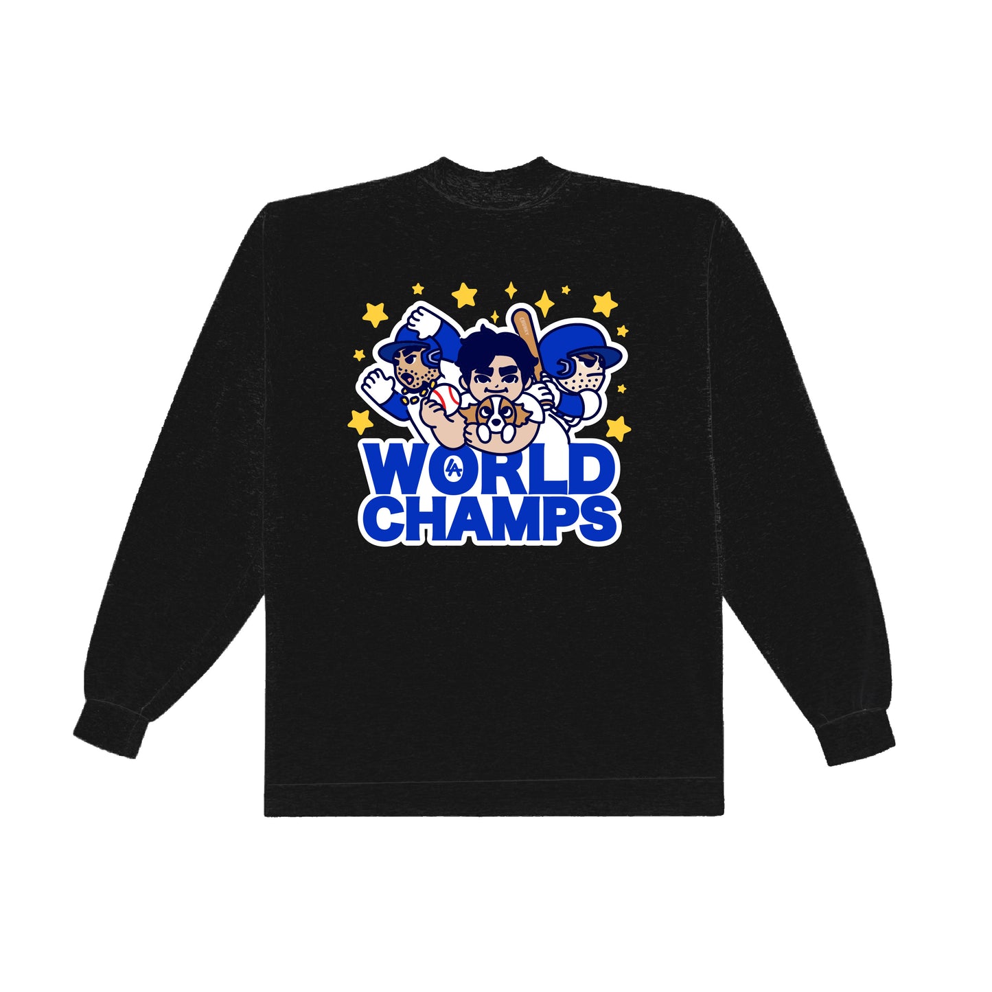 Chunky World Champs Long Sleeve Shirt - Black