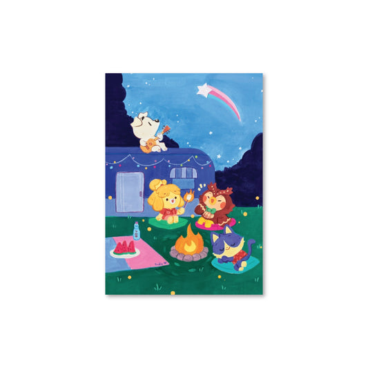 Animal Crossing Summer Mini Print