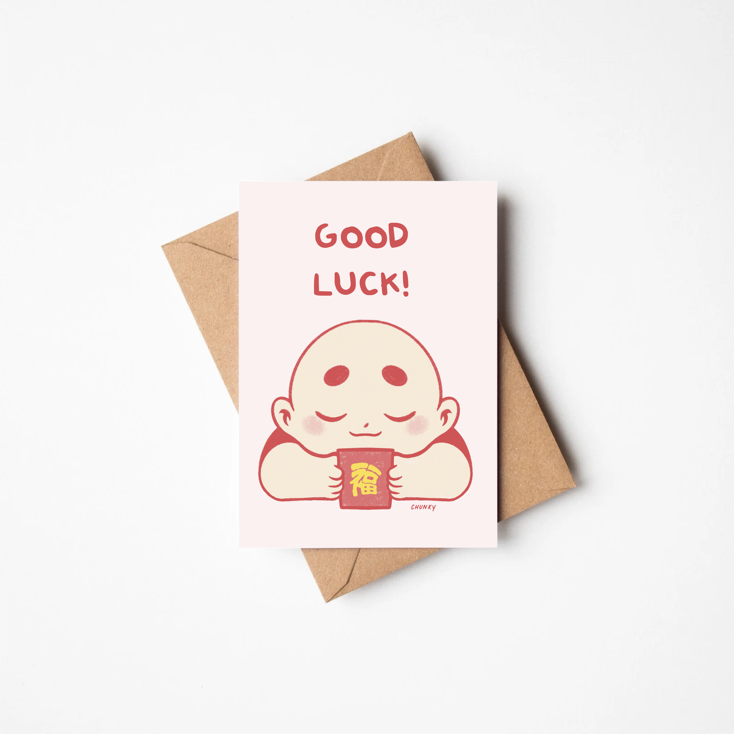 Chunky Good Luck Greeting Card