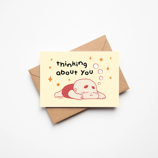 Chunky Thinking of You Greeting Card