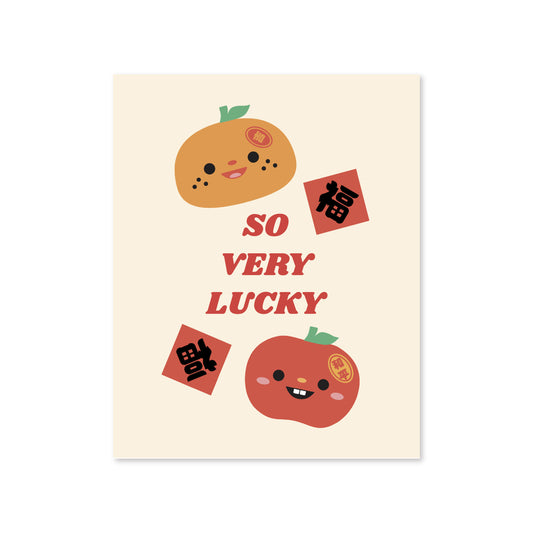 So Very Lucky Fruits Print