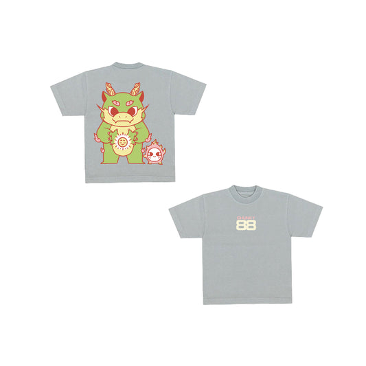 Chunky Dragons Toddler T-Shirt - Sage