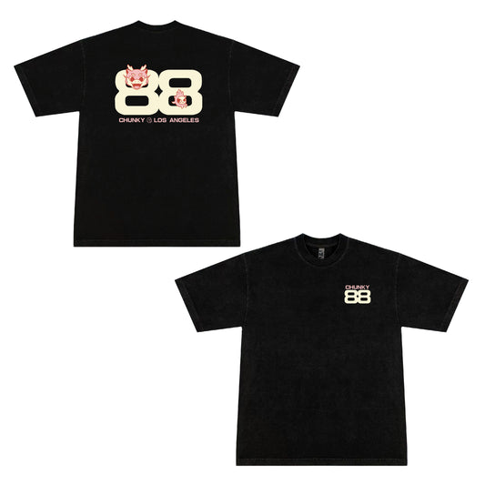 Chunky 88 Dragons T-Shirt - Black
