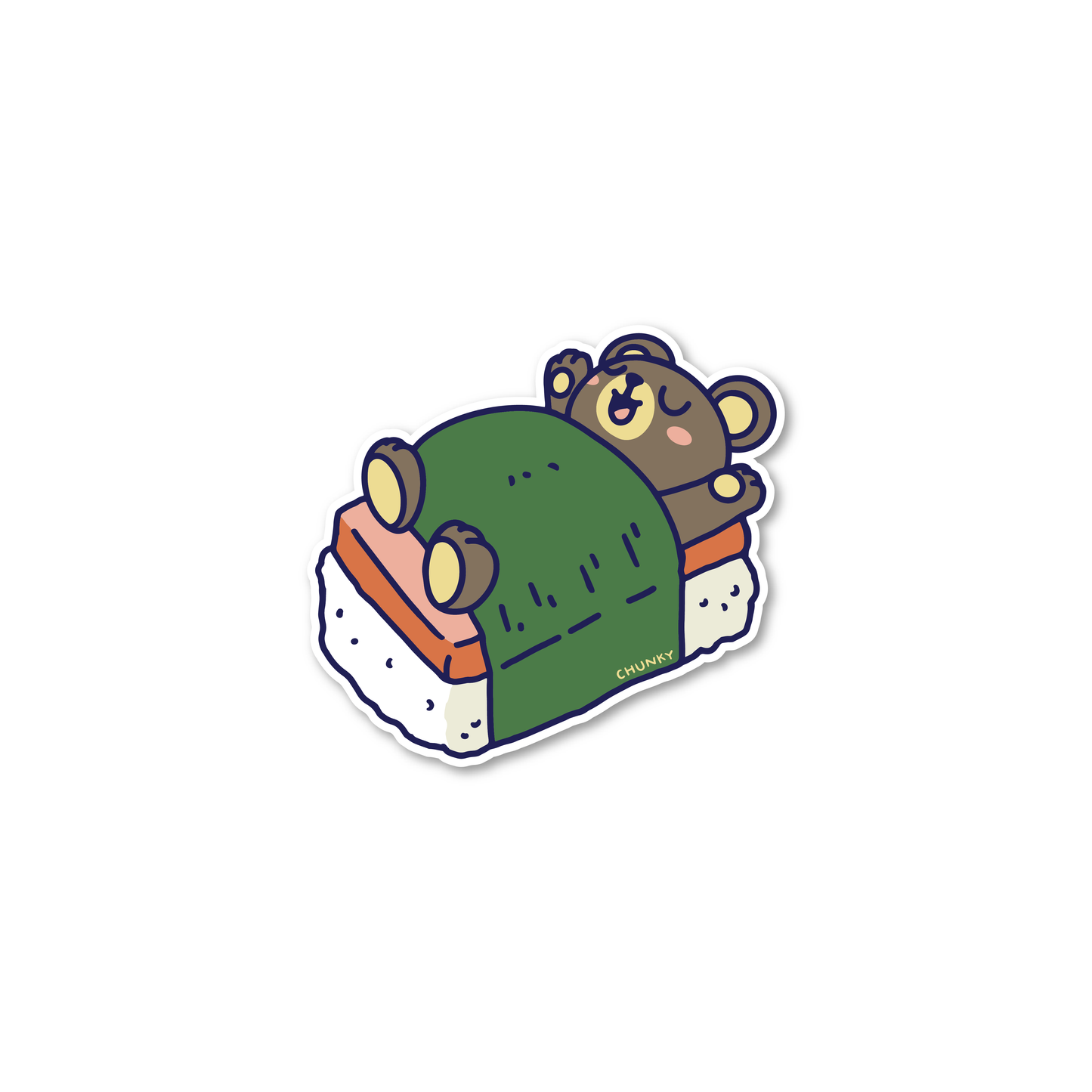 Musubear Sticker