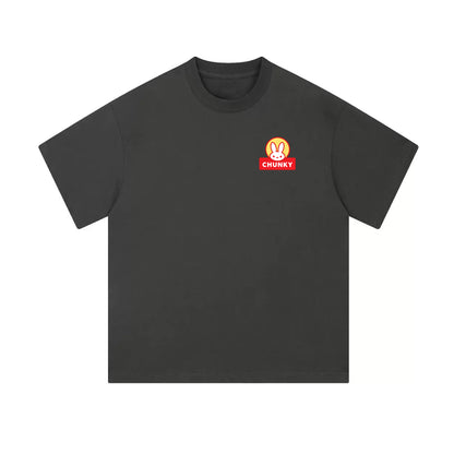 Chunky Mooncake Diner Bunny Waiter Mid-Cropped T-Shirt - Dark Gray
