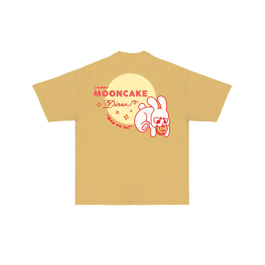 Chunky Mooncake Diner Bunny Hop T-Shirt - Golden Moon