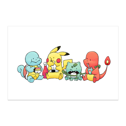 Pokémon on Lunch Print