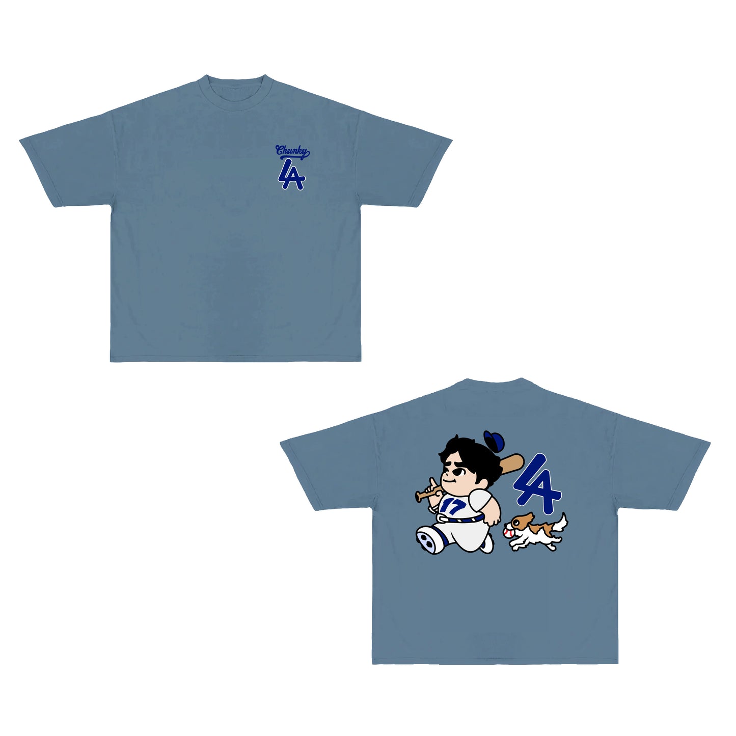 Chunkytani T-Shirt - Denim Blue