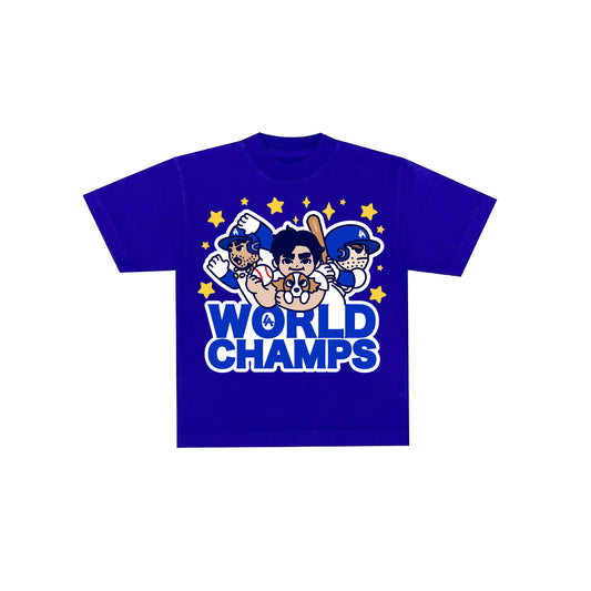 Chunky World Champs Kids T-Shirt - Dodger Blue