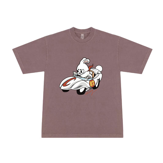 Chunky Bunny Racer T-Shirt - Brick Dust
