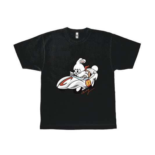Chunky Bunny Racer Heavyweight T-Shirt - Black
