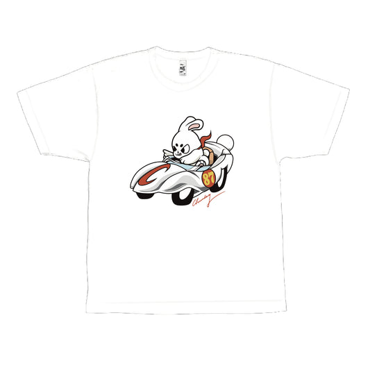 Chunky Bunny Racer Heavyweight T-Shirt - Off-White