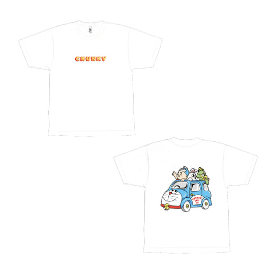 Chunky Taxi Cat Heavyweight T-Shirt - Off-White