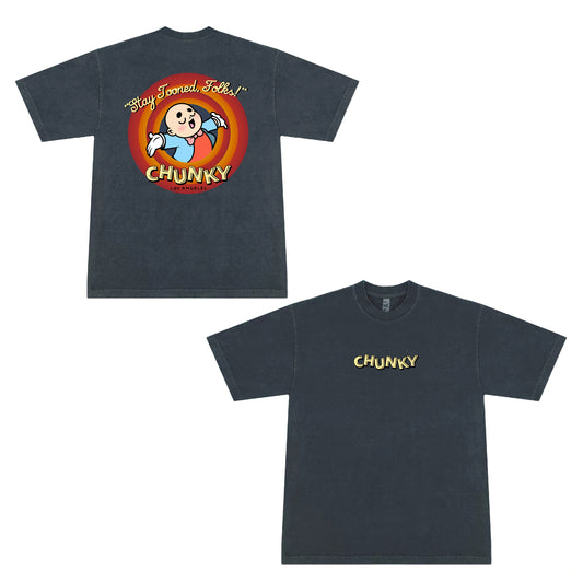 Chunky Baby Stay Tooned Folks T-Shirt - Midnight Blue