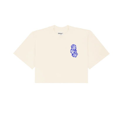 Chunky Without Ice Cropped T-Shirt - Cream