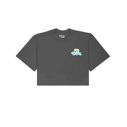 Chunky FCK Ice Cropped T-Shirt - Shadow