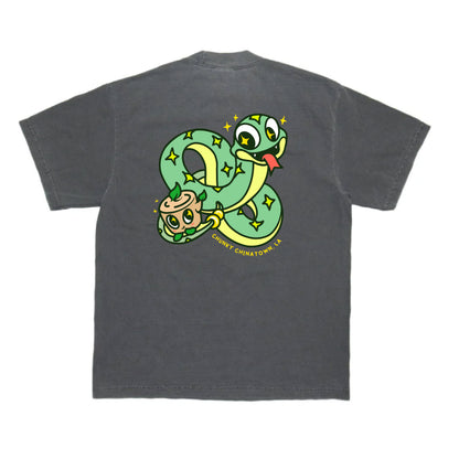 Chunky Snake and Stump T-Shirt - Shadow - PREORDER