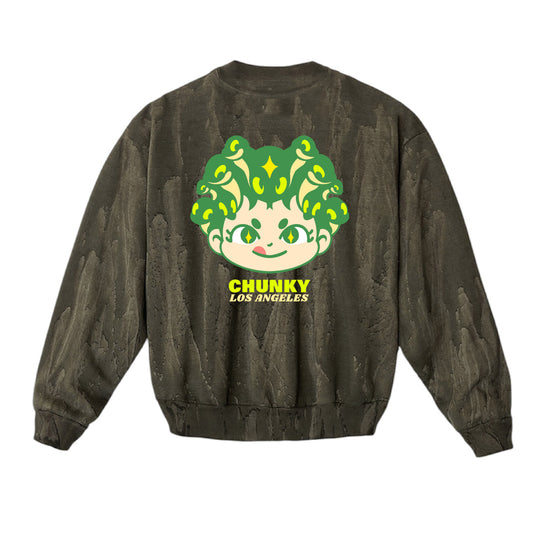 Xero Medusa Heavy Fleece Sweater - Mossy Wood