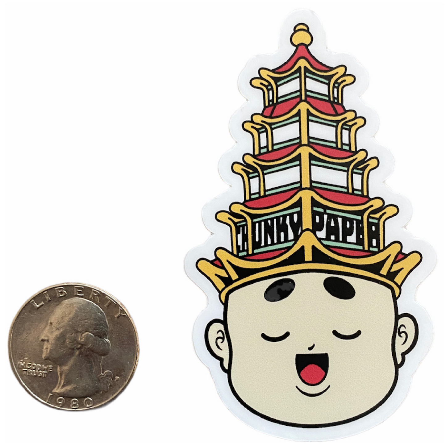 Chunky Pagoda Sticker