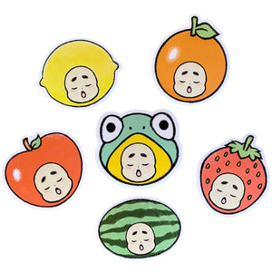 Chunky Baby Apple Sticker