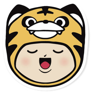 Chunky Baby Tiger Hat Sticker